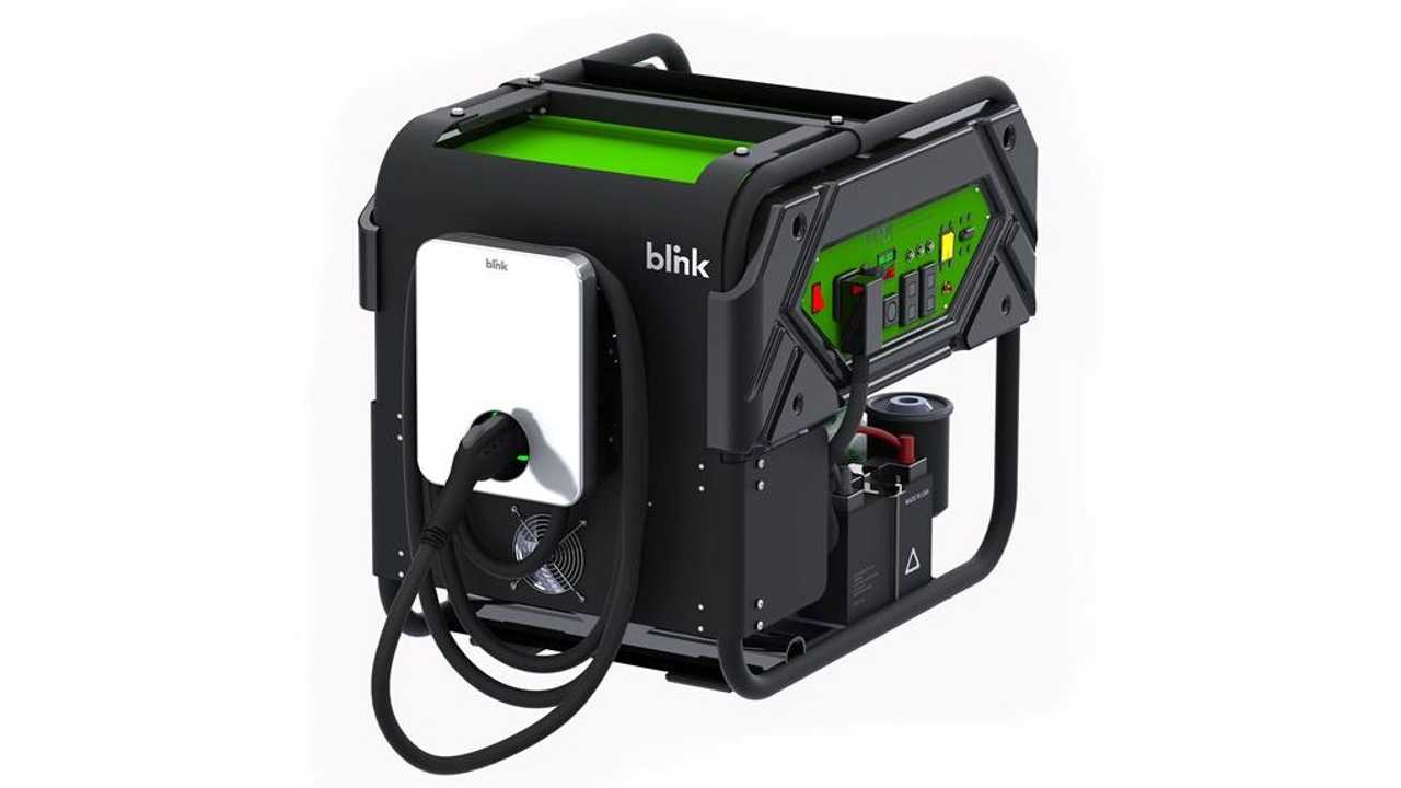 La compagnie Blink présente une borne de recharge mobile pour l